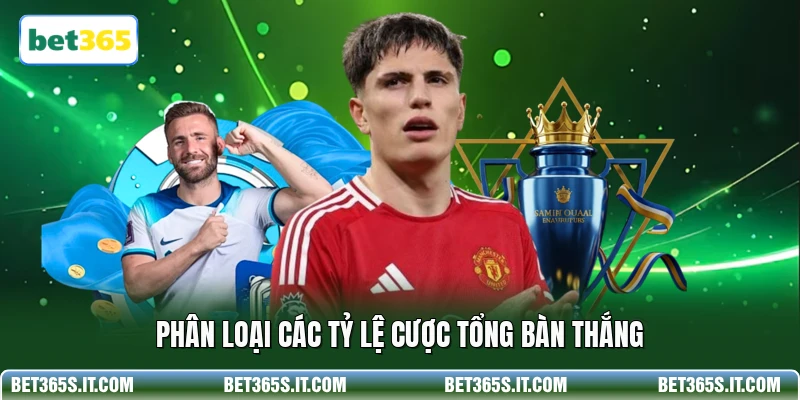 Phân loại các tỷ lệ cược tổng bàn thắng 